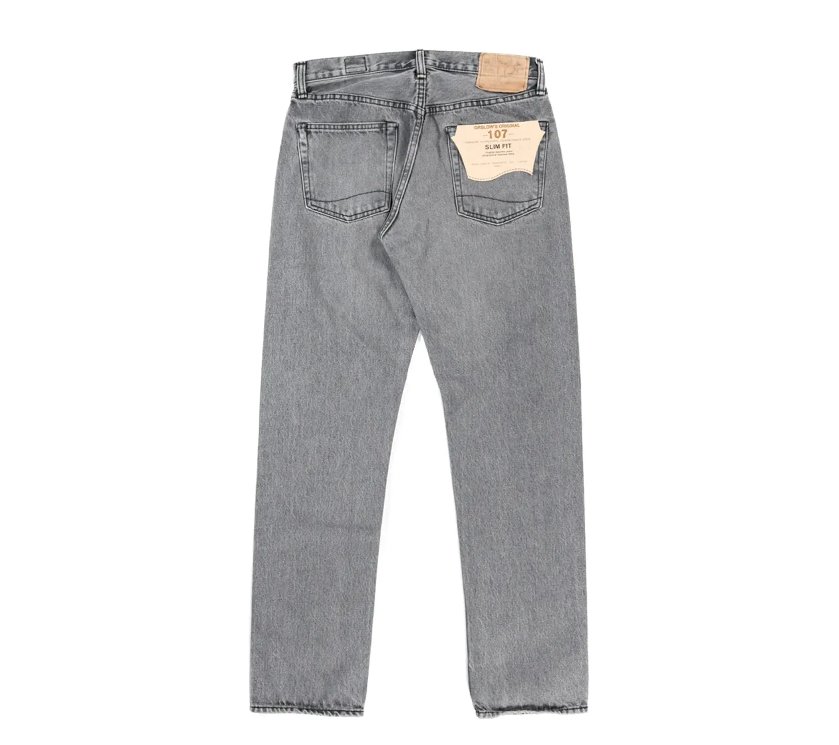 107 Ivy Fit Denim | Black Denim Bleach