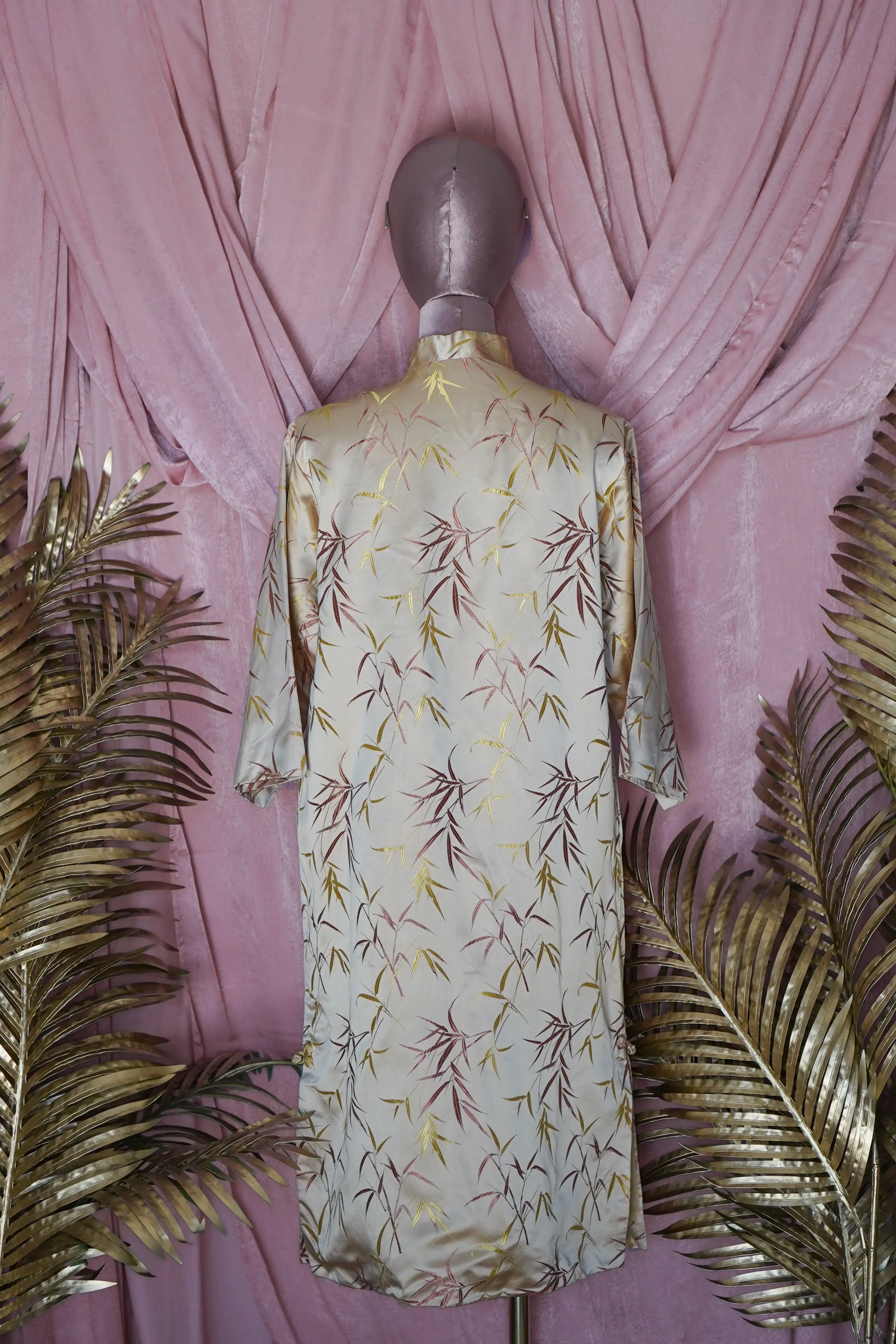 1950s Silk Hayashi Jacquard Kimono Jacket