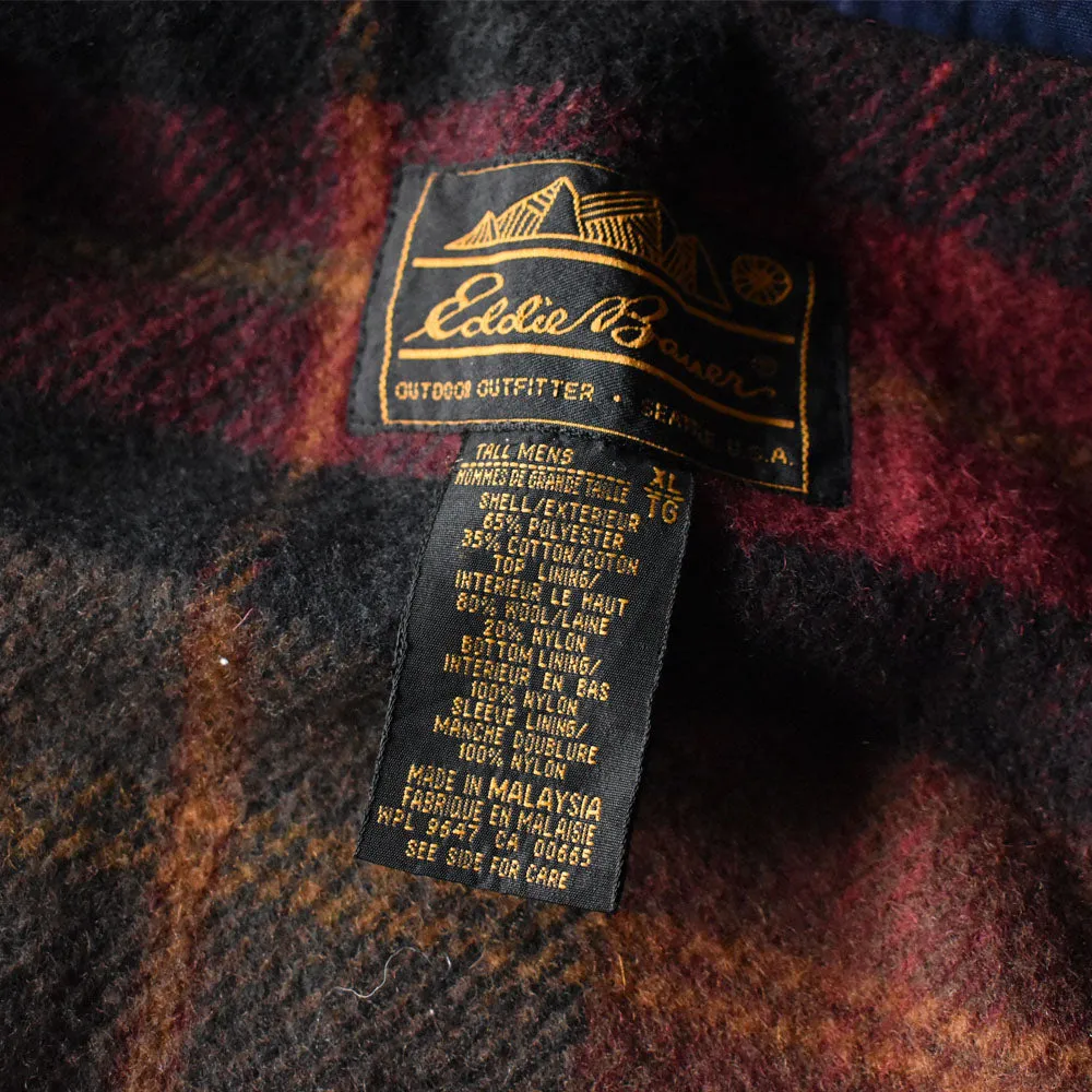 80’s Eddie Bauer 黒タグ ウールライナー マウンテンジャケット 240209