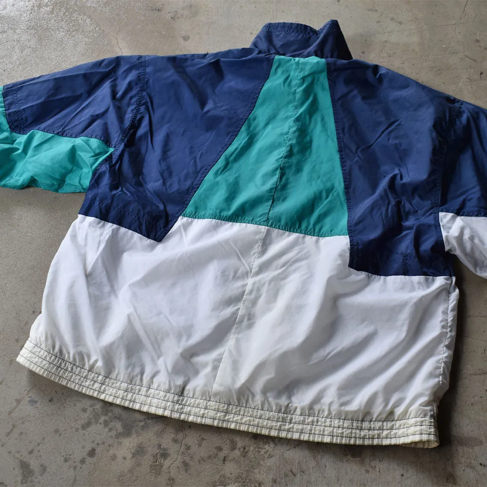 80's　NIKE/ナイキ 銀タグ 刺繍ロゴ ナイロンジャケット　230516