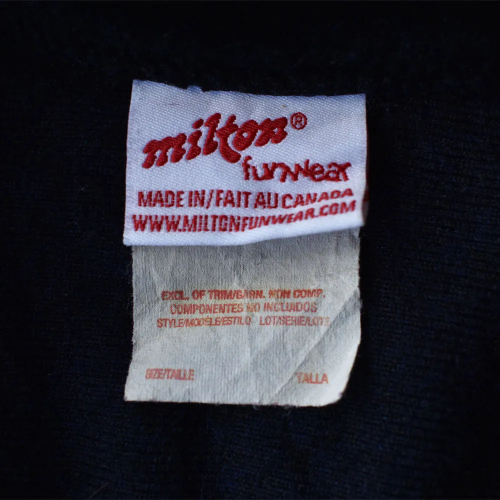 90’s Milton Funwear アニマル柄 Eagle フルジップ フリースジャケット 230101