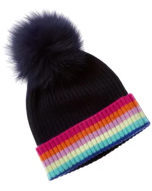 Alashan Rainbow Tipped Cashmere Hat