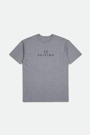 Alpha Thread S/S Standard Tee - Heather Grey/Navy