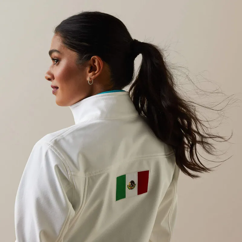 Ariat Women White Softshell Mexico Jacket