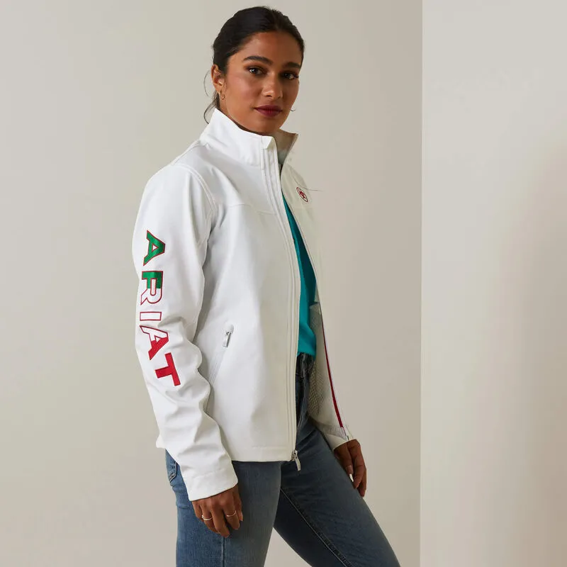 Ariat Women White Softshell Mexico Jacket
