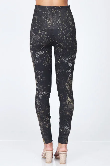 B4292FC High Waist Sublimation Full Length Sugar Print Legging