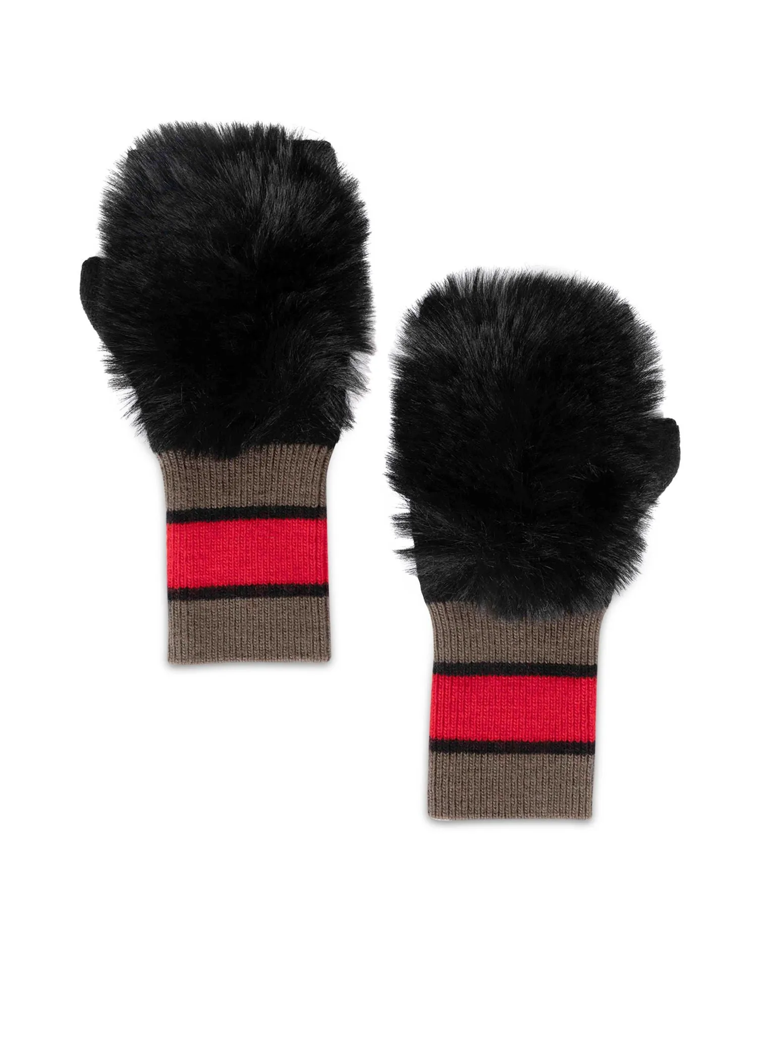 Bello Fluff Fingerless Glove- FINAL SALE