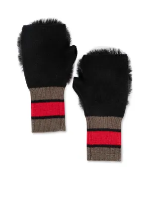Bello Fluff Fingerless Glove- FINAL SALE