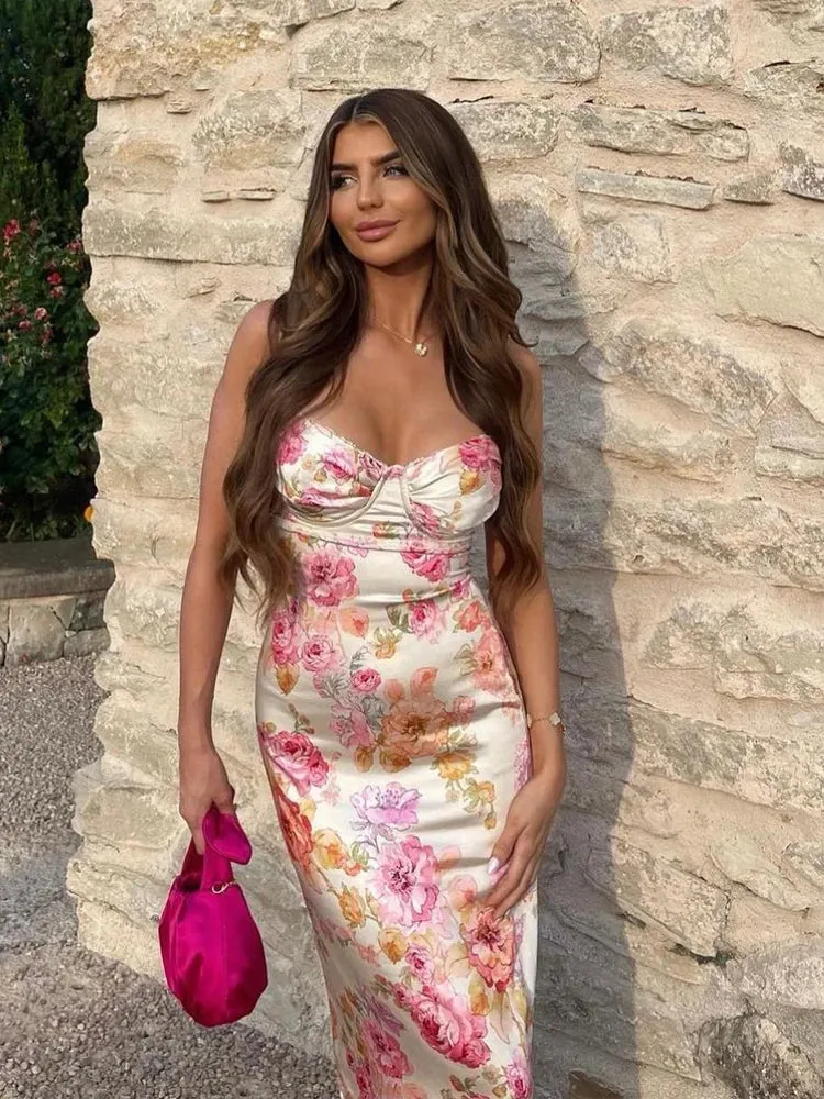 Bonnyshow Faelyn Floral Maxi Dress