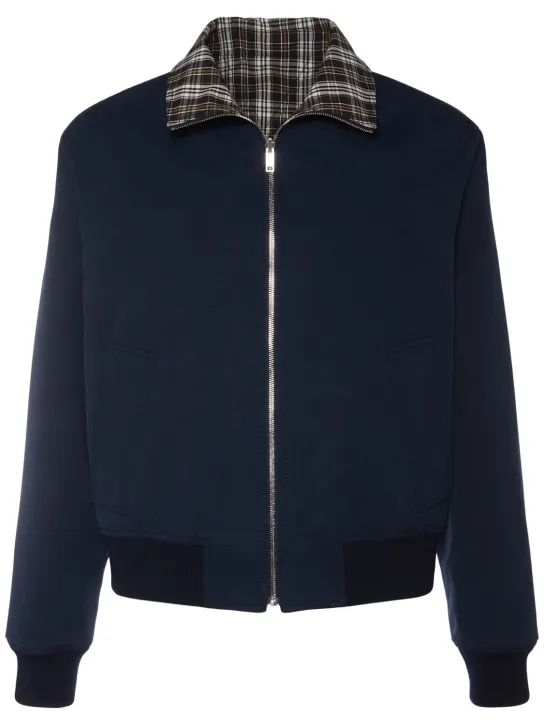 Bottega Veneta   Reversible compact cotton twill jacket 
