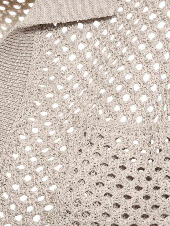 Brunello Cucinelli   Cotton knit V-neck sweater 