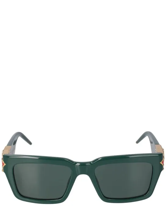 Casablanca   Monogram plaque squared sunglasses 