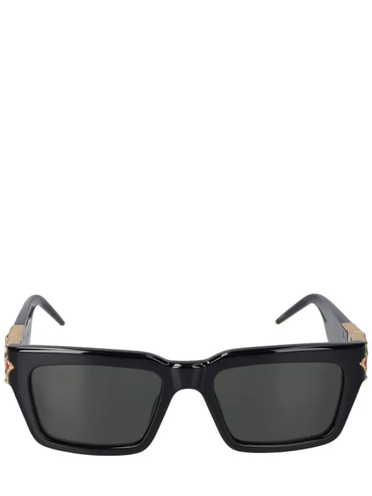 Casablanca   Monogram plaque squared sunglasses 
