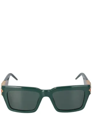 Casablanca   Monogram plaque squared sunglasses 
