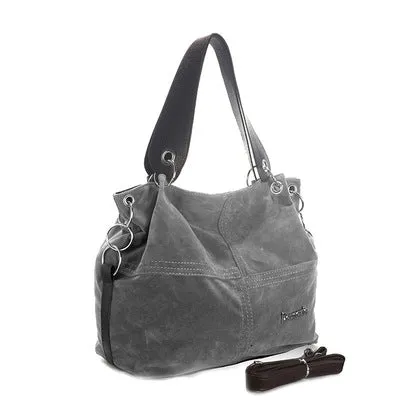 Chic Flannel Shoulder Handbag