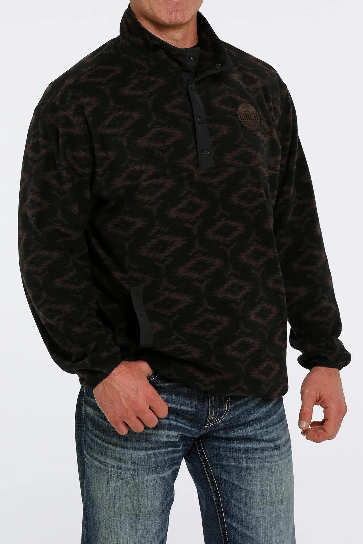 Cinch Men's Black Pullover Jacket