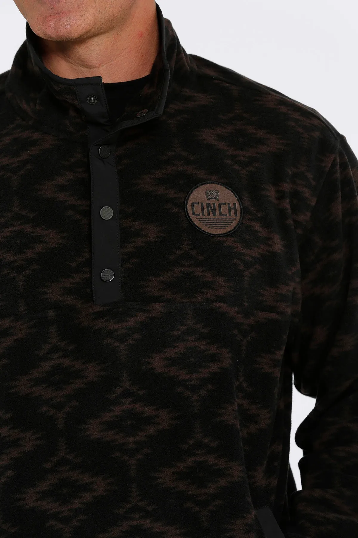 Cinch Men's Black Pullover Jacket