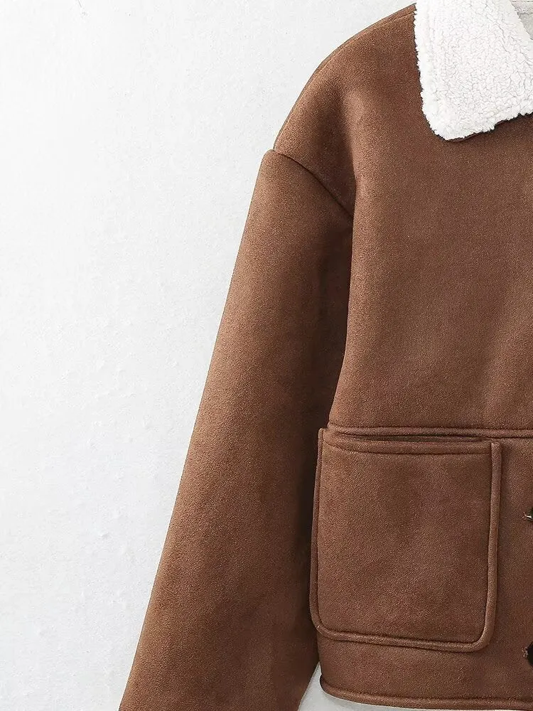 Clara Sherpa-Lined Jacket