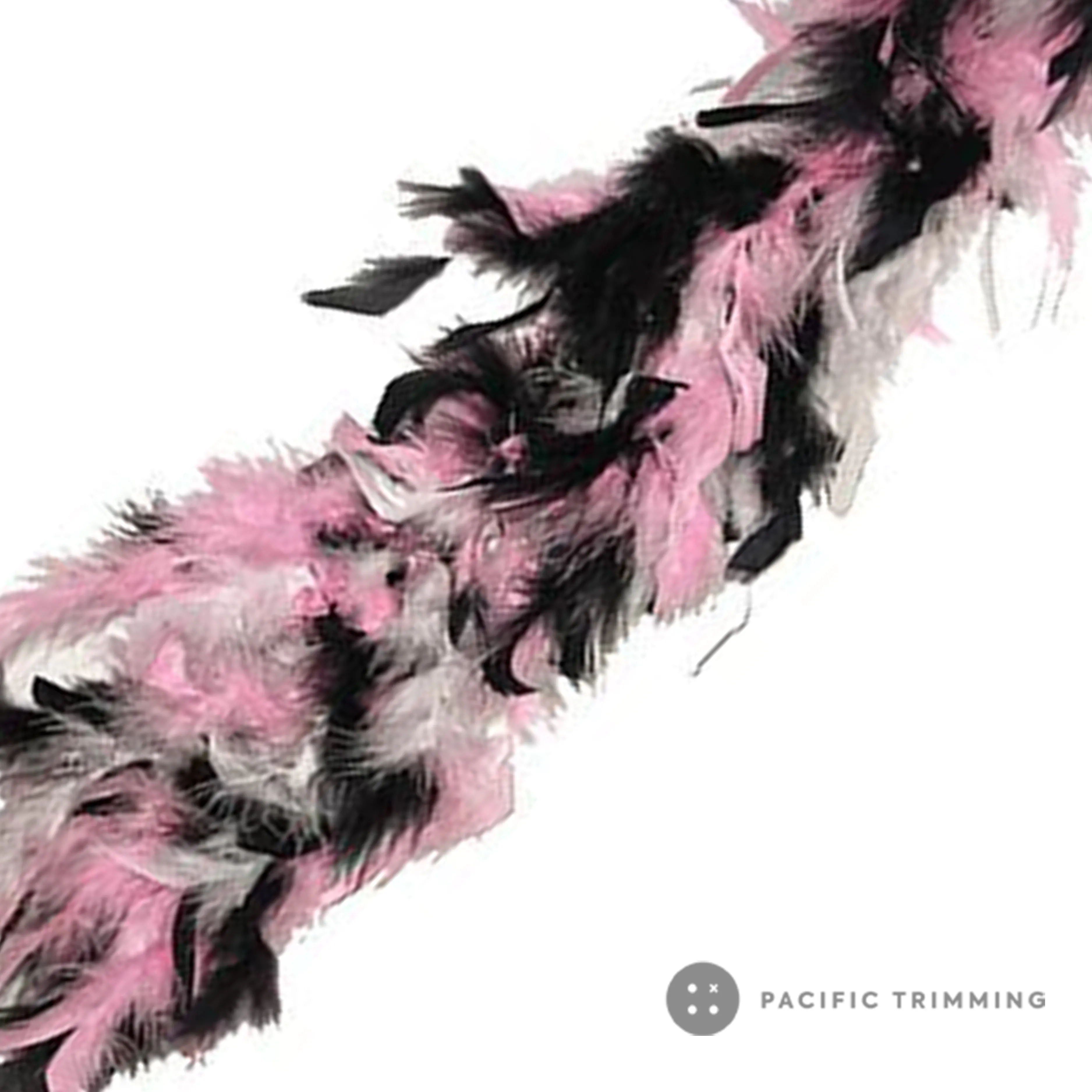Colorful Chandelle Boa Feather Trim