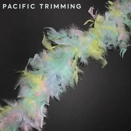 Colorful Chandelle Boa Feather Trim