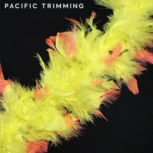 Colorful Chandelle Boa Feather Trim
