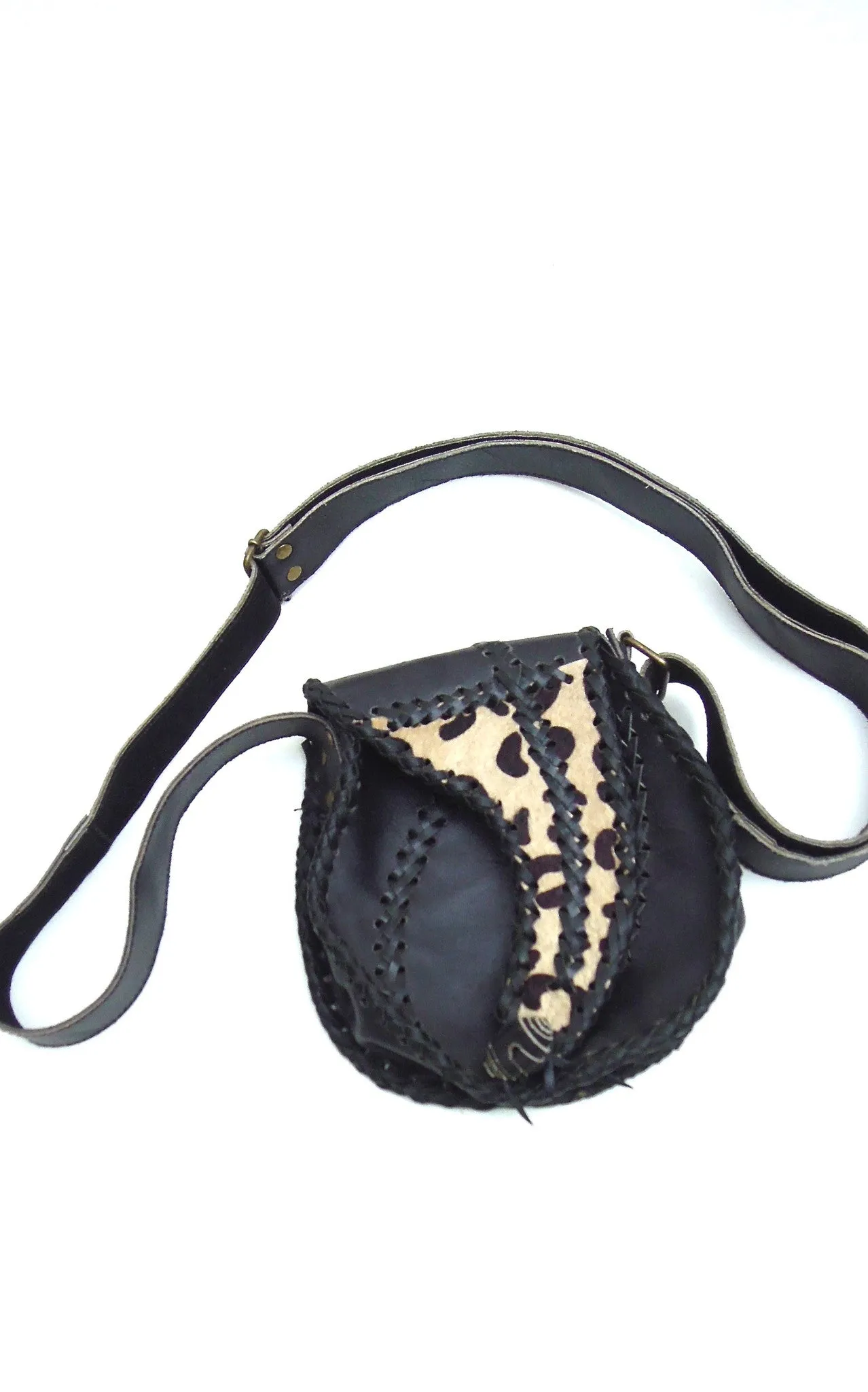 Cow Girl Aged leather Handbag