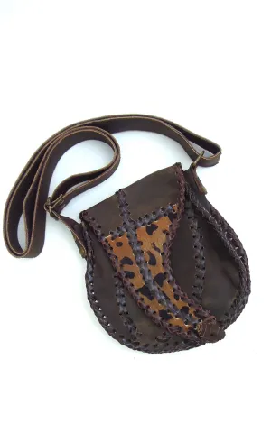 Cow Girl Aged leather Handbag