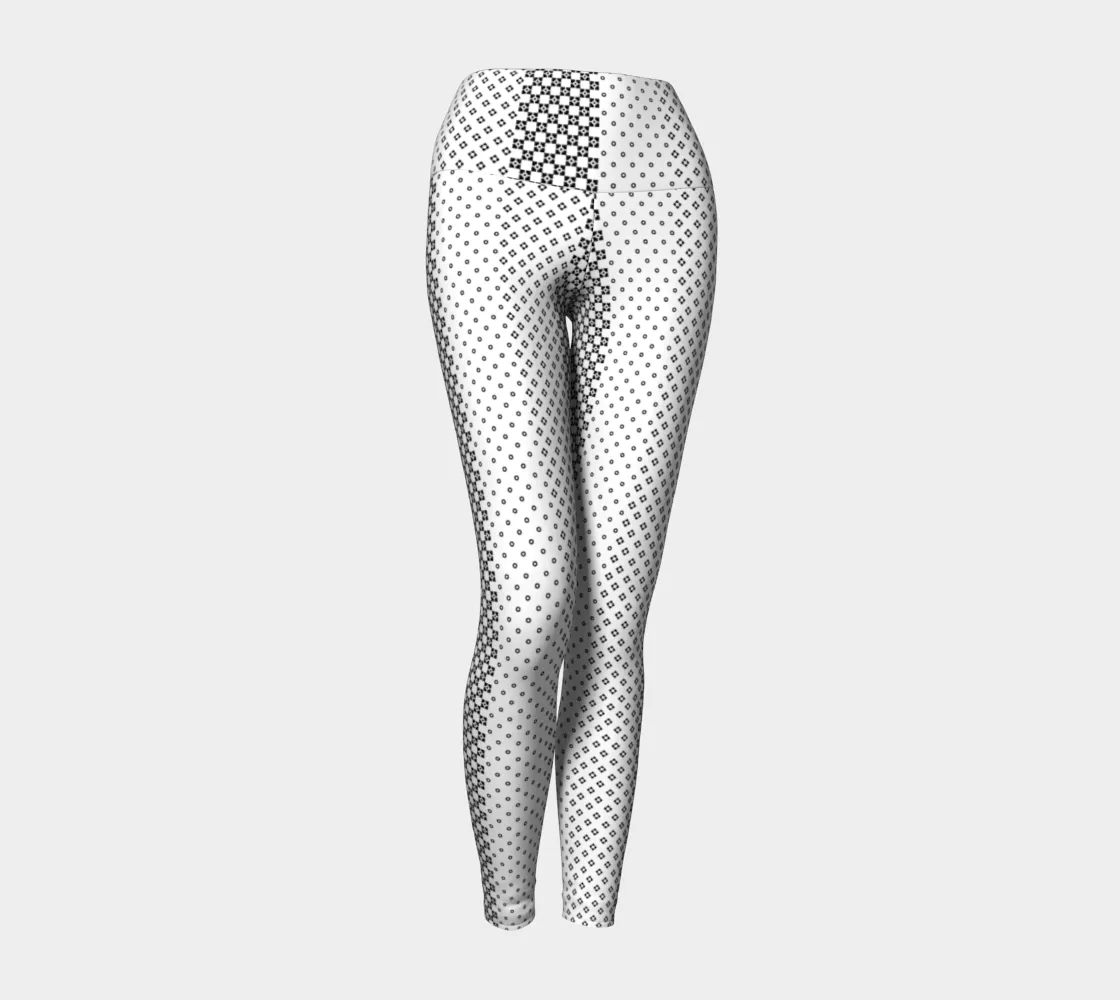 Decorative Striped Yoga Leggings