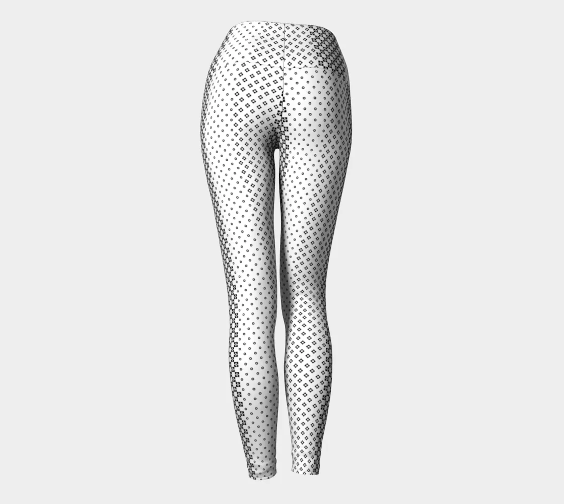 Decorative Striped Yoga Leggings