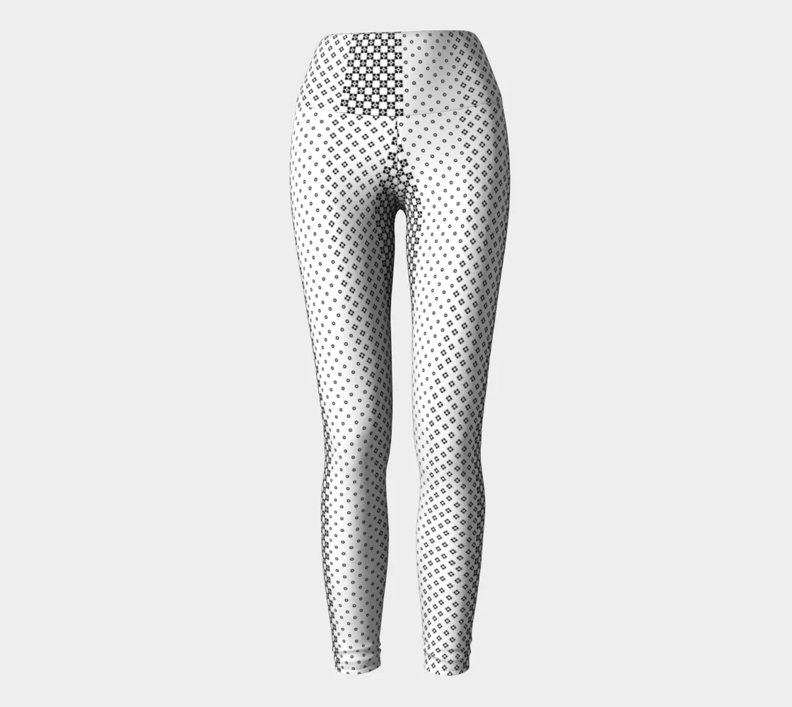 Decorative Striped Yoga Leggings