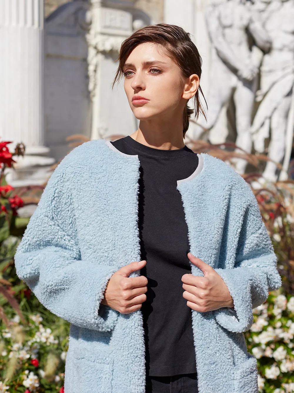 FAUX FUR PARIS OVERSIZED GOWN