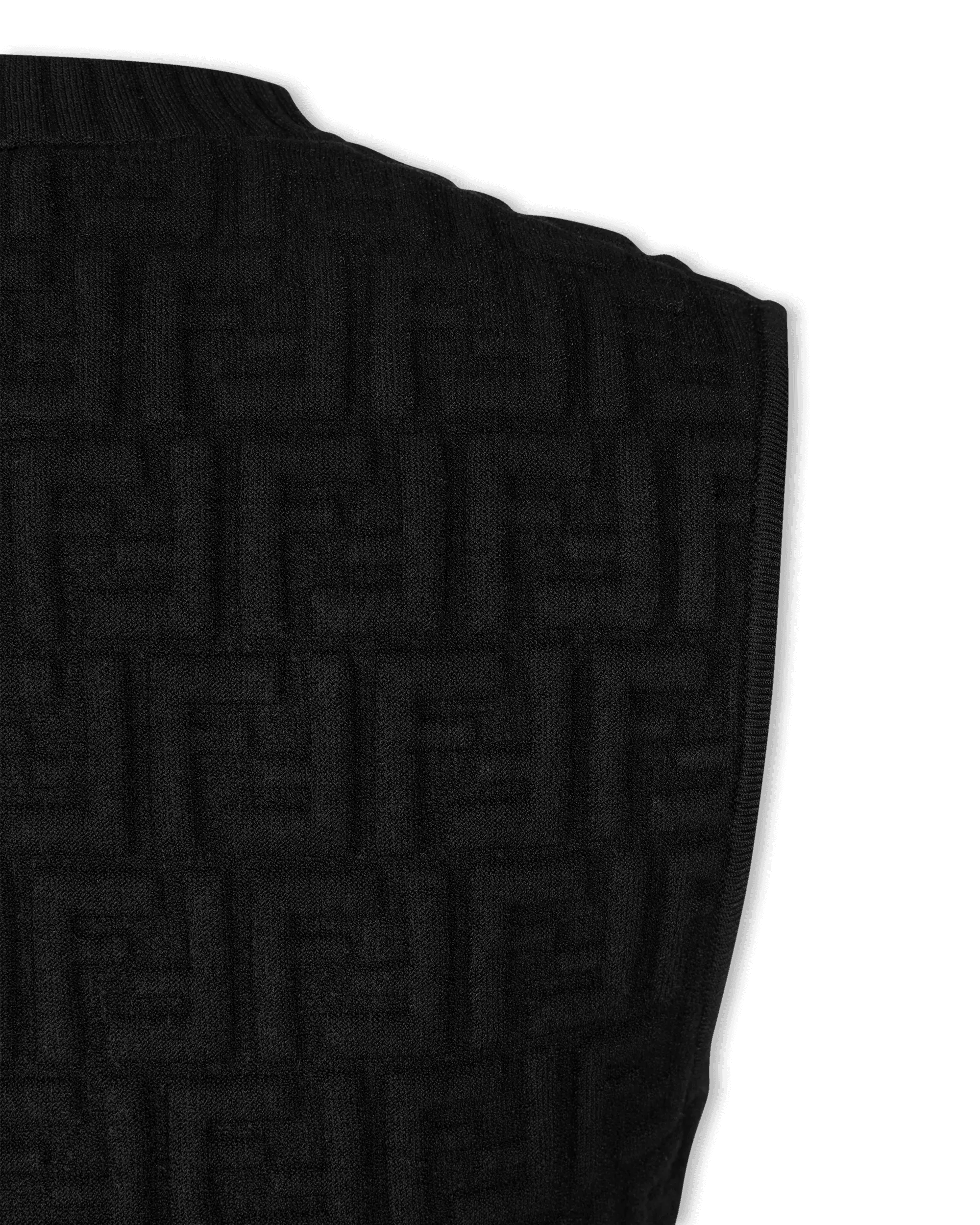 FF Embossed Sleeveless Dress