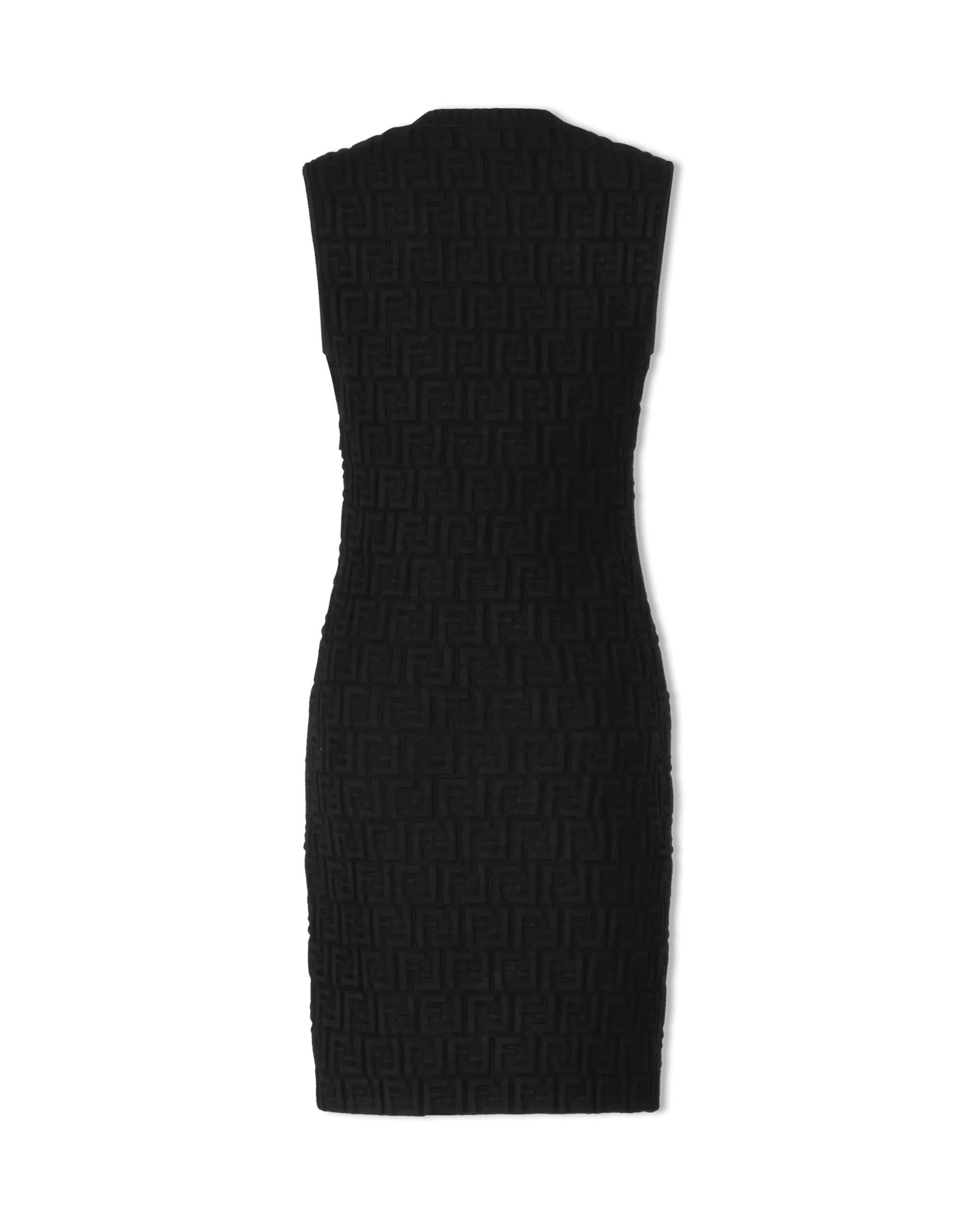 FF Embossed Sleeveless Dress
