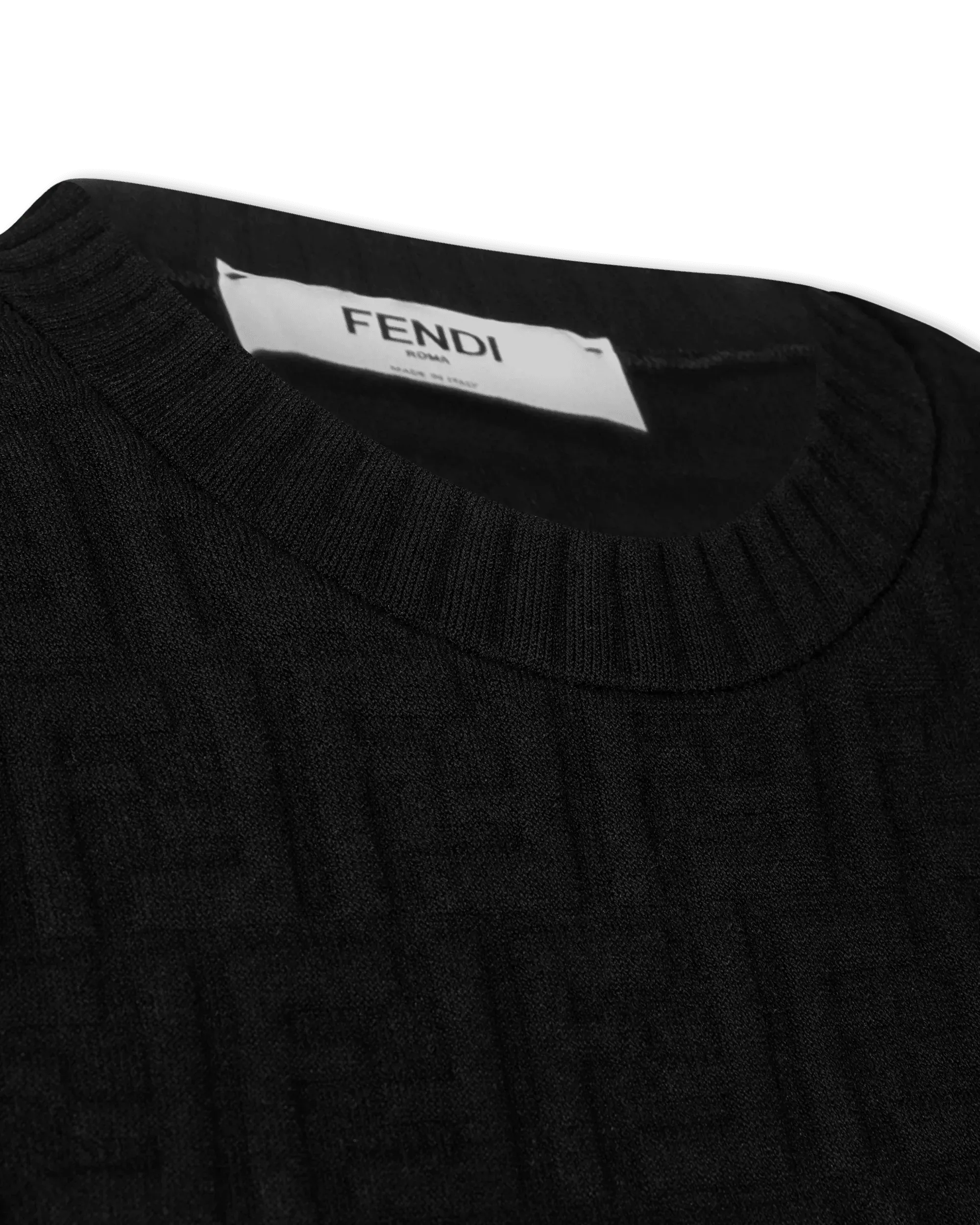 FF Embossed Sleeveless Dress
