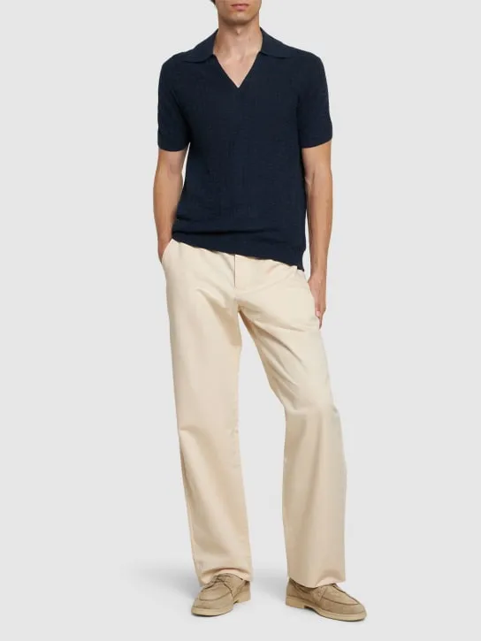 Frescobol Carioca   Joaquim cotton blend polo 