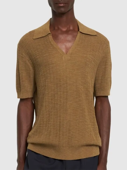 Frescobol Carioca   Joaquim cotton blend polo 