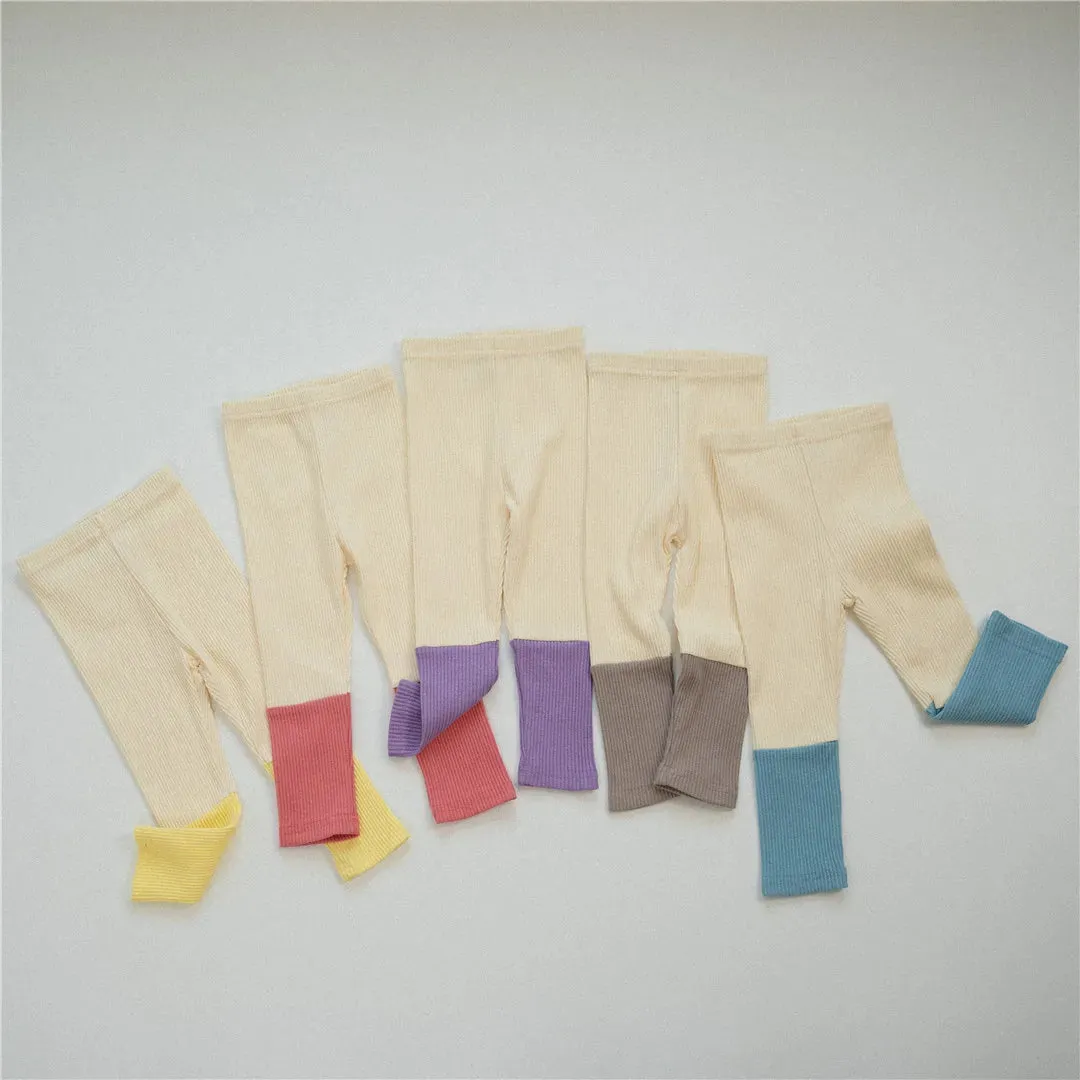 Girls' Patchwork Leggings