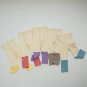Girls' Patchwork Leggings