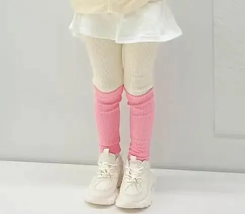 Girls' Patchwork Leggings
