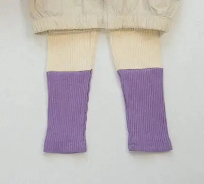 Girls' Patchwork Leggings