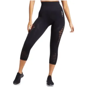 Gymshark Energy  Seamless Cropped Leggings - Black