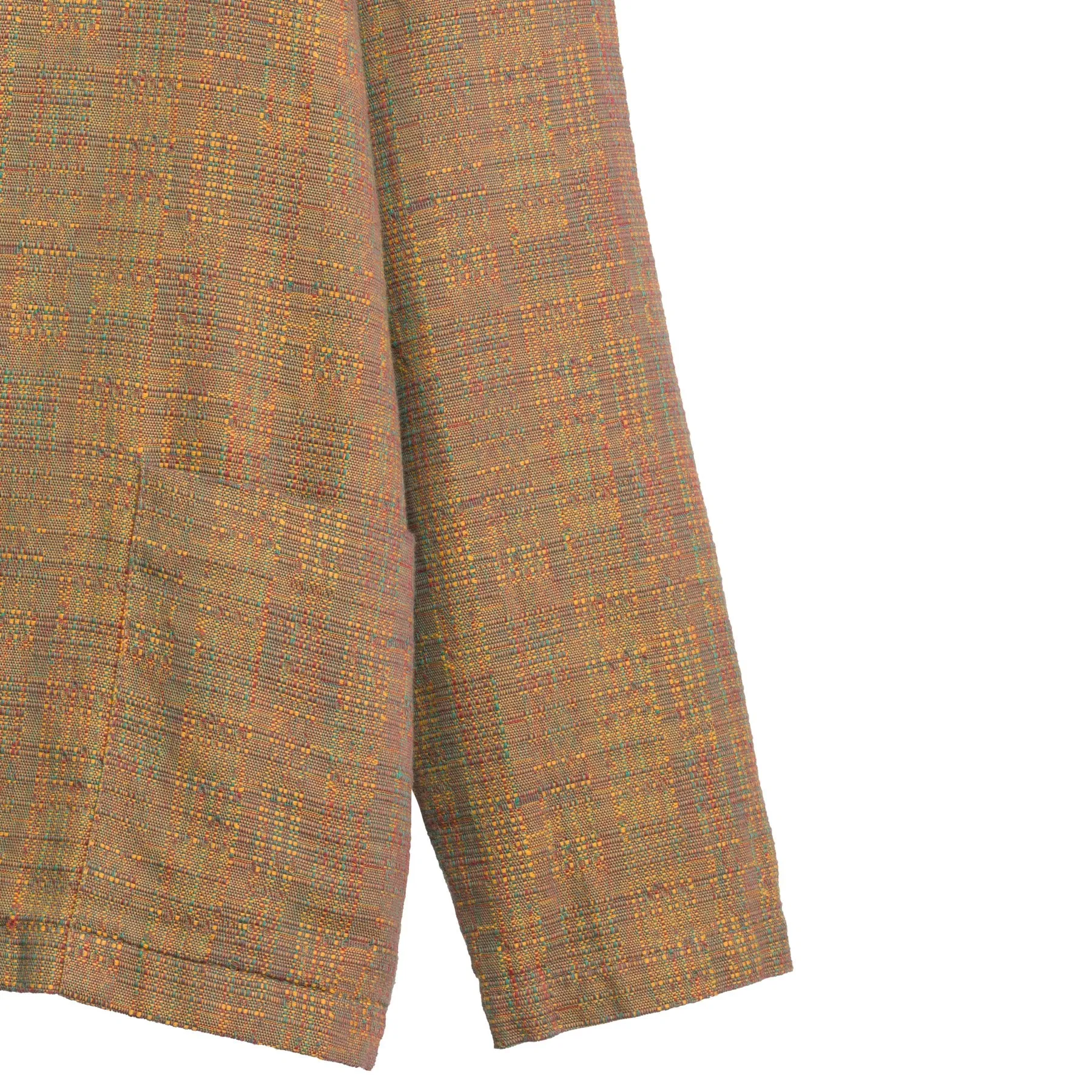 Hopsack Weave Angled Shawl Kimono Jacket