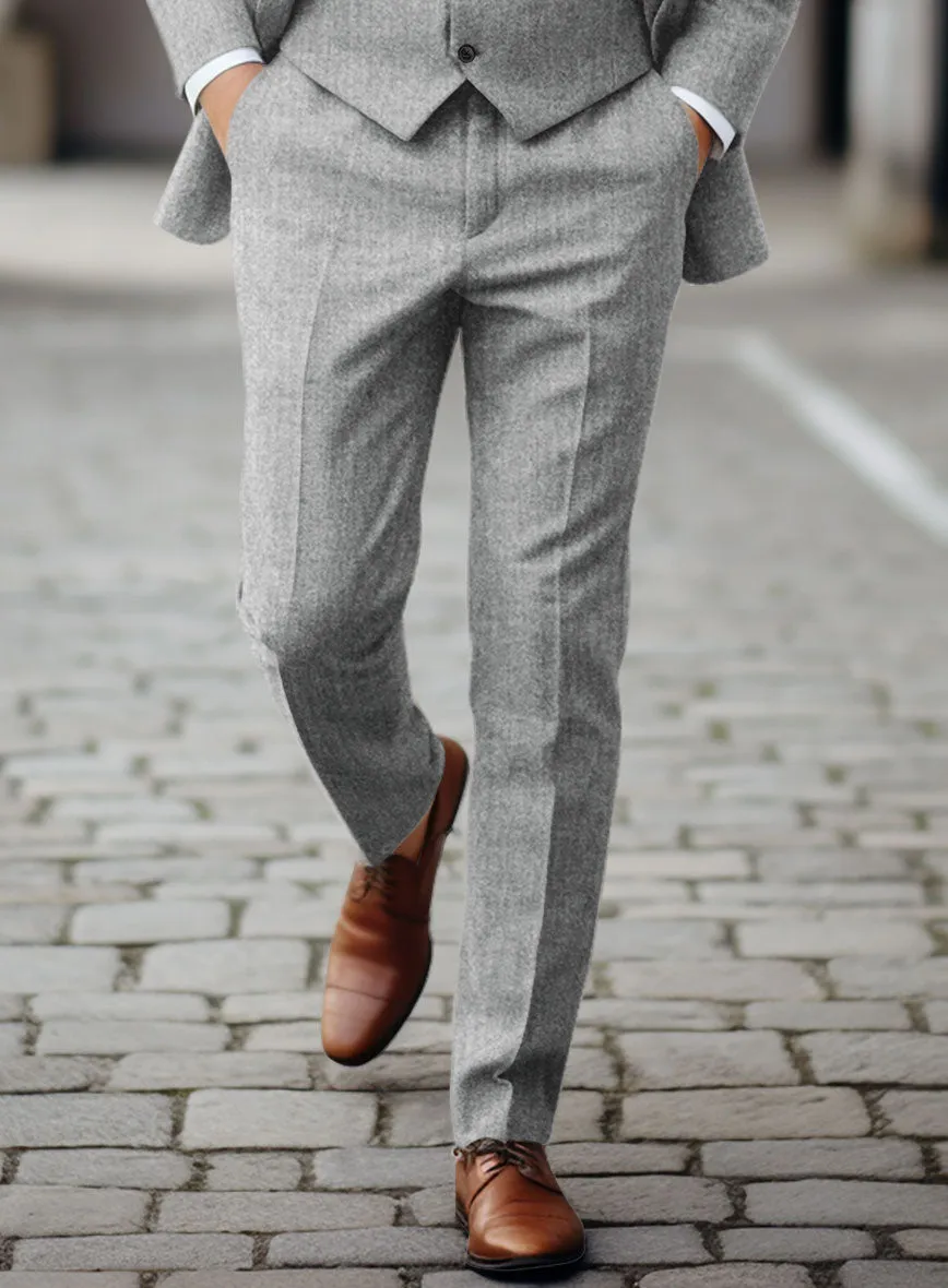 Italian Empire Gray Tweed Pants
