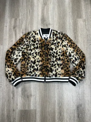 Jacket Faux Fur & Sherpa By Jack By Bb Dakota In Animal Print, Size: M