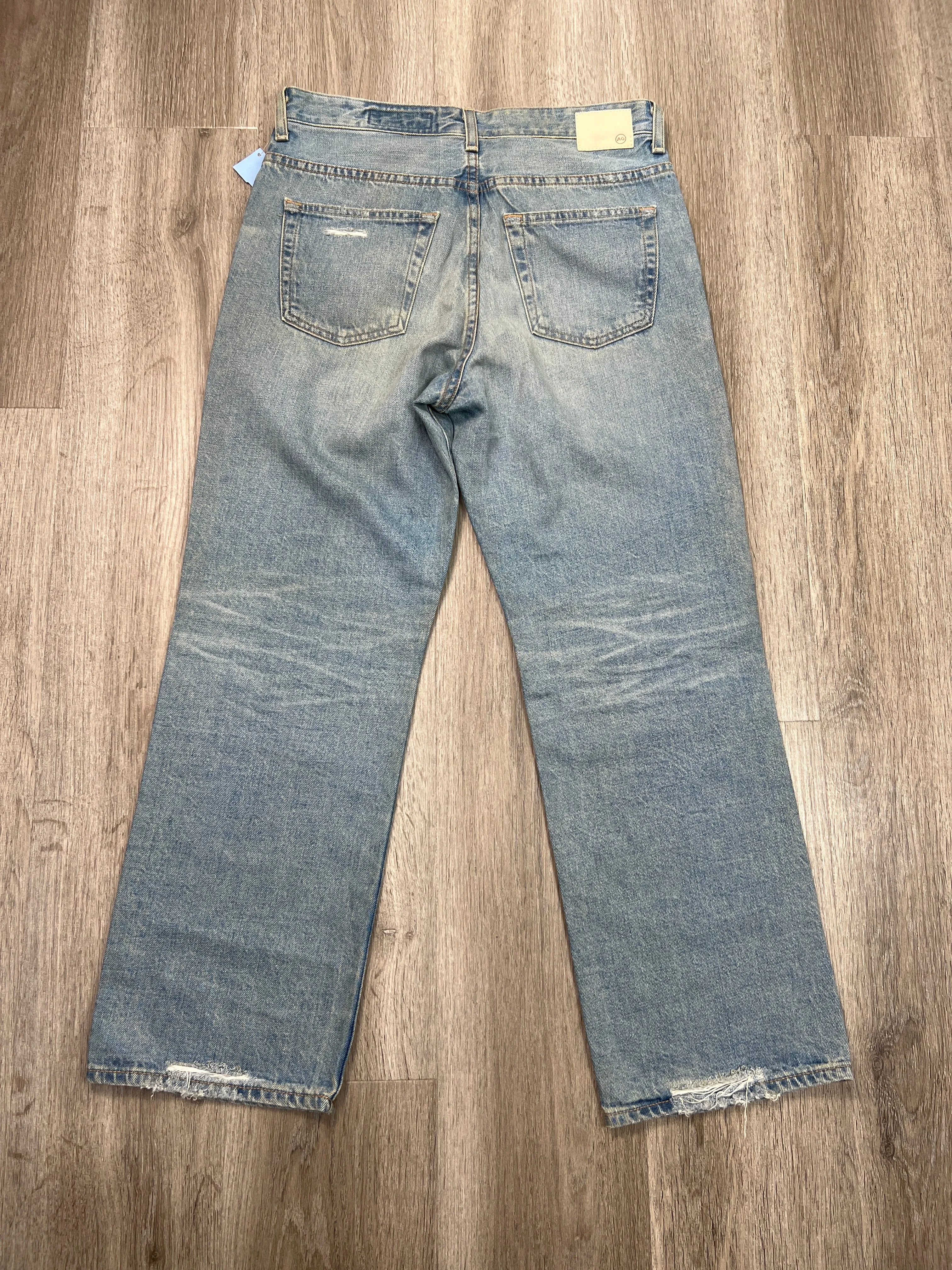 Jeans Cropped By Ag Jeans In Blue Denim, Size: 8