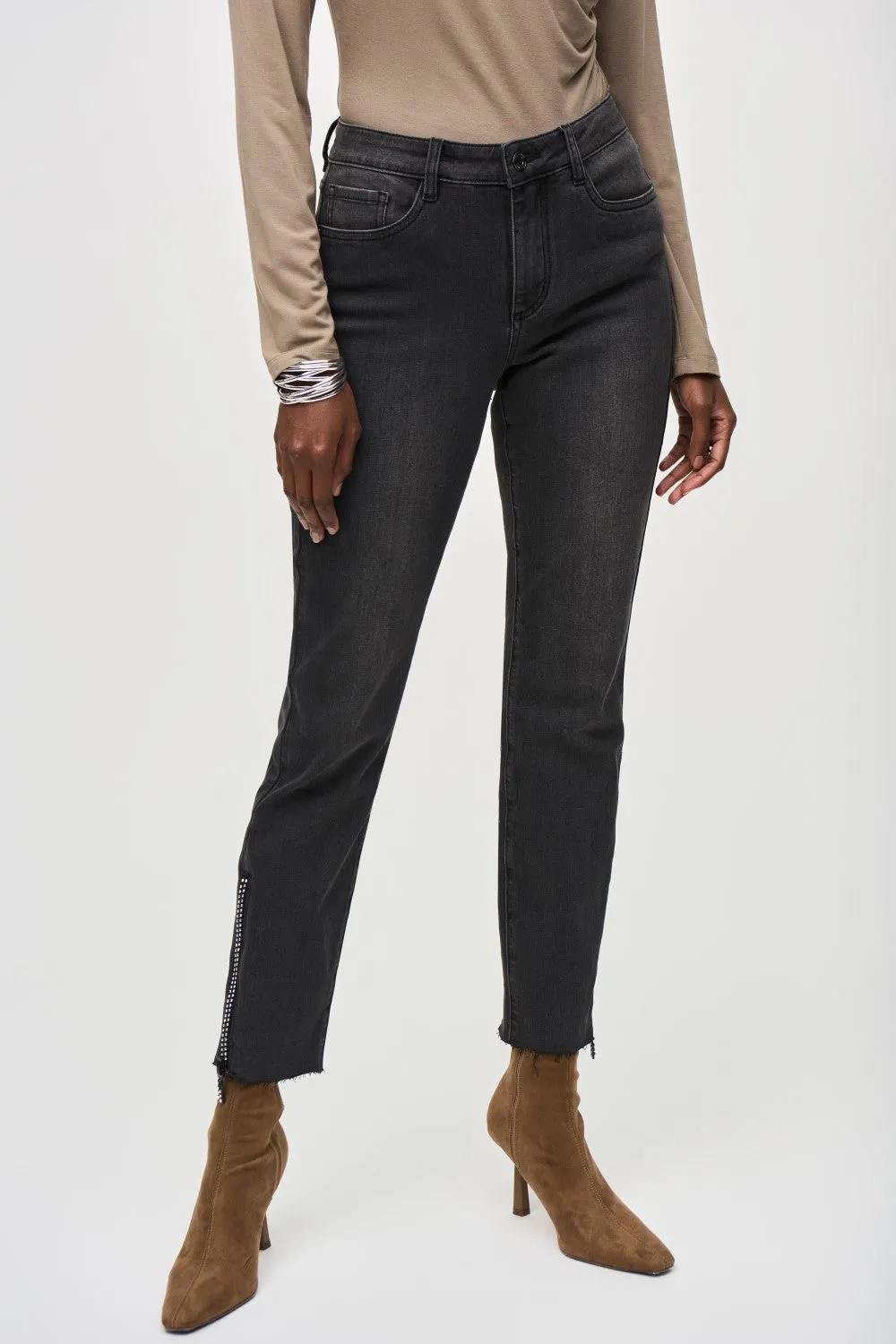 Joseph Ribkoff Denim 243914 Charcoal Grey