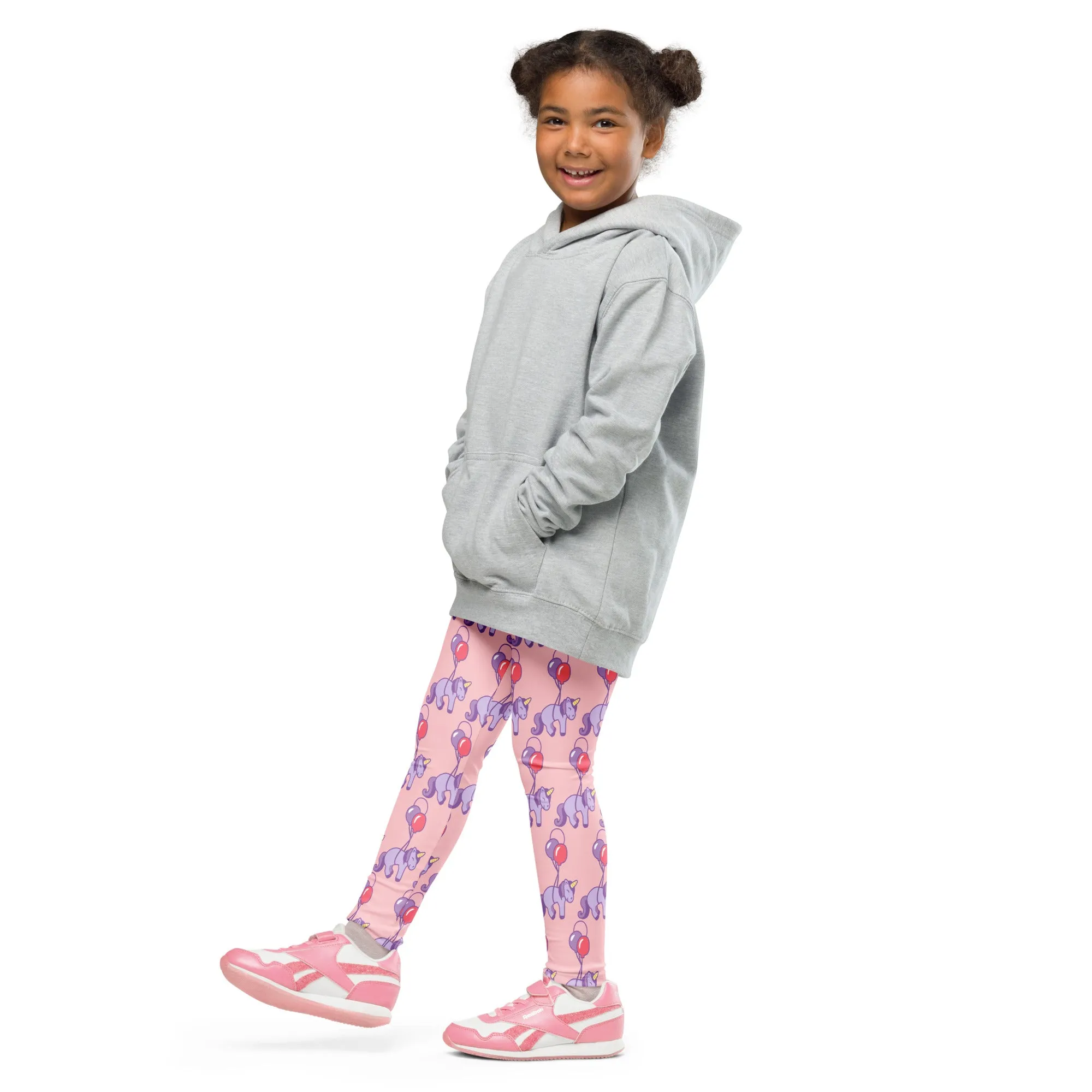 Kid's Leggings Purple Unicorn
