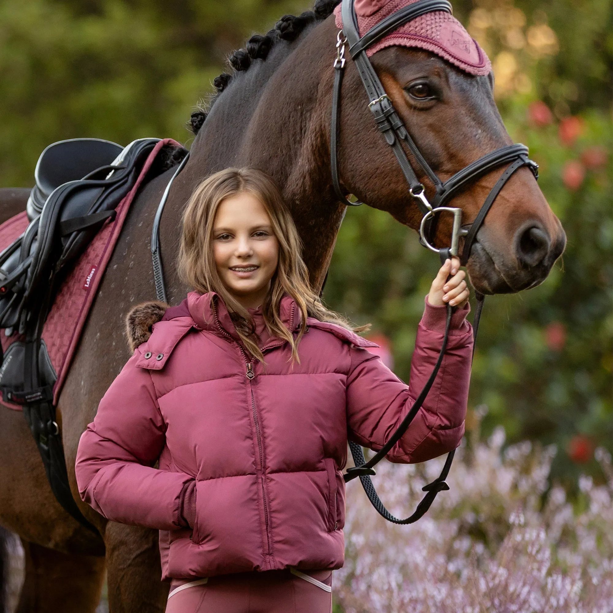 Lemieux Young Rider Gia Puffer Jacket - Orchid