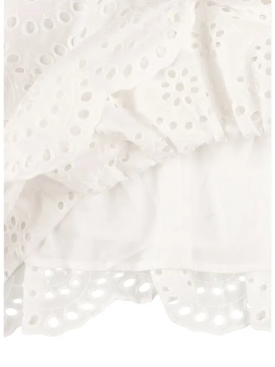 MAX&amp;Co.   Cotton eyelet lace dress w/ ruffles 