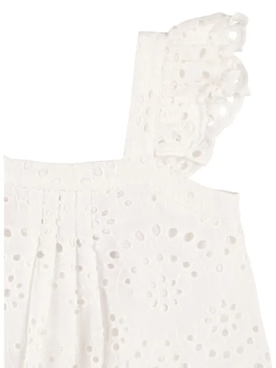 MAX&amp;Co.   Cotton eyelet lace dress w/ ruffles 